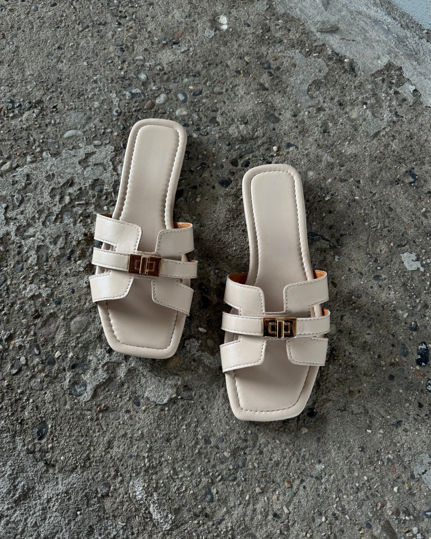 Hailey sandaler beige