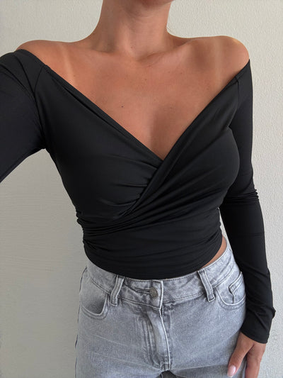 Sienna bluse sort