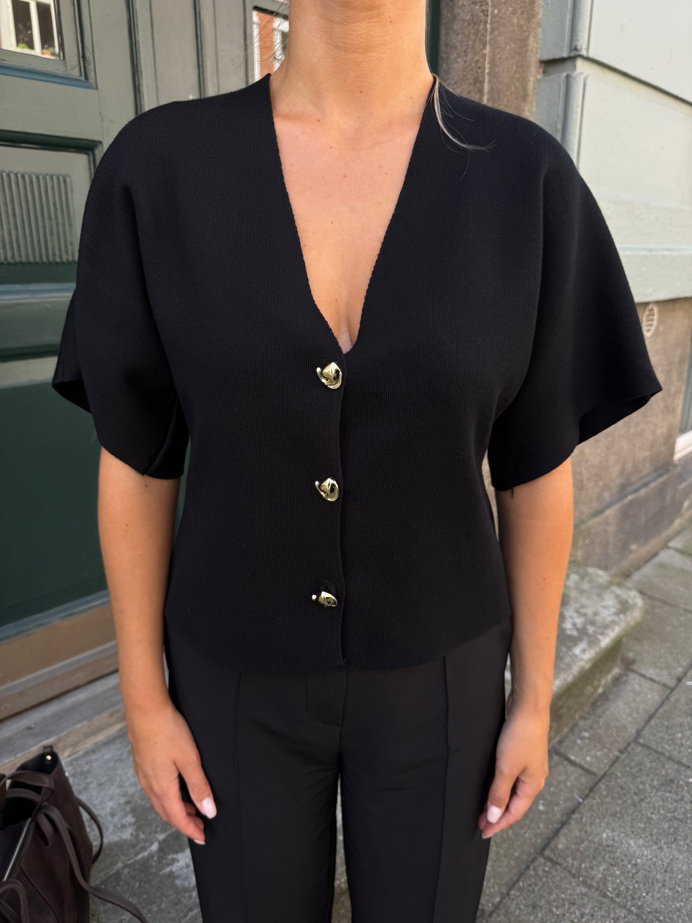 Hannah bluse sort