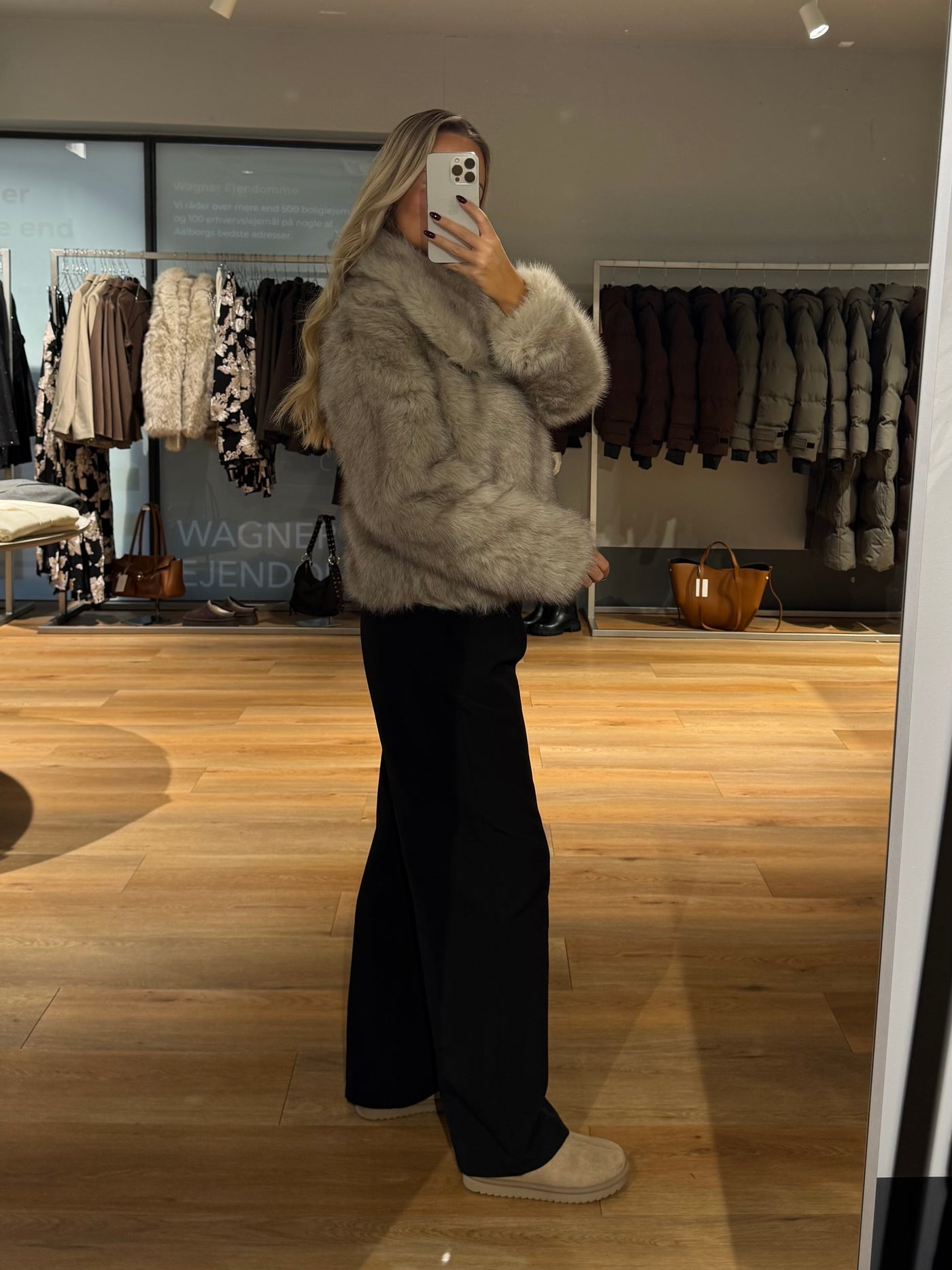 Flavia faux fur creme