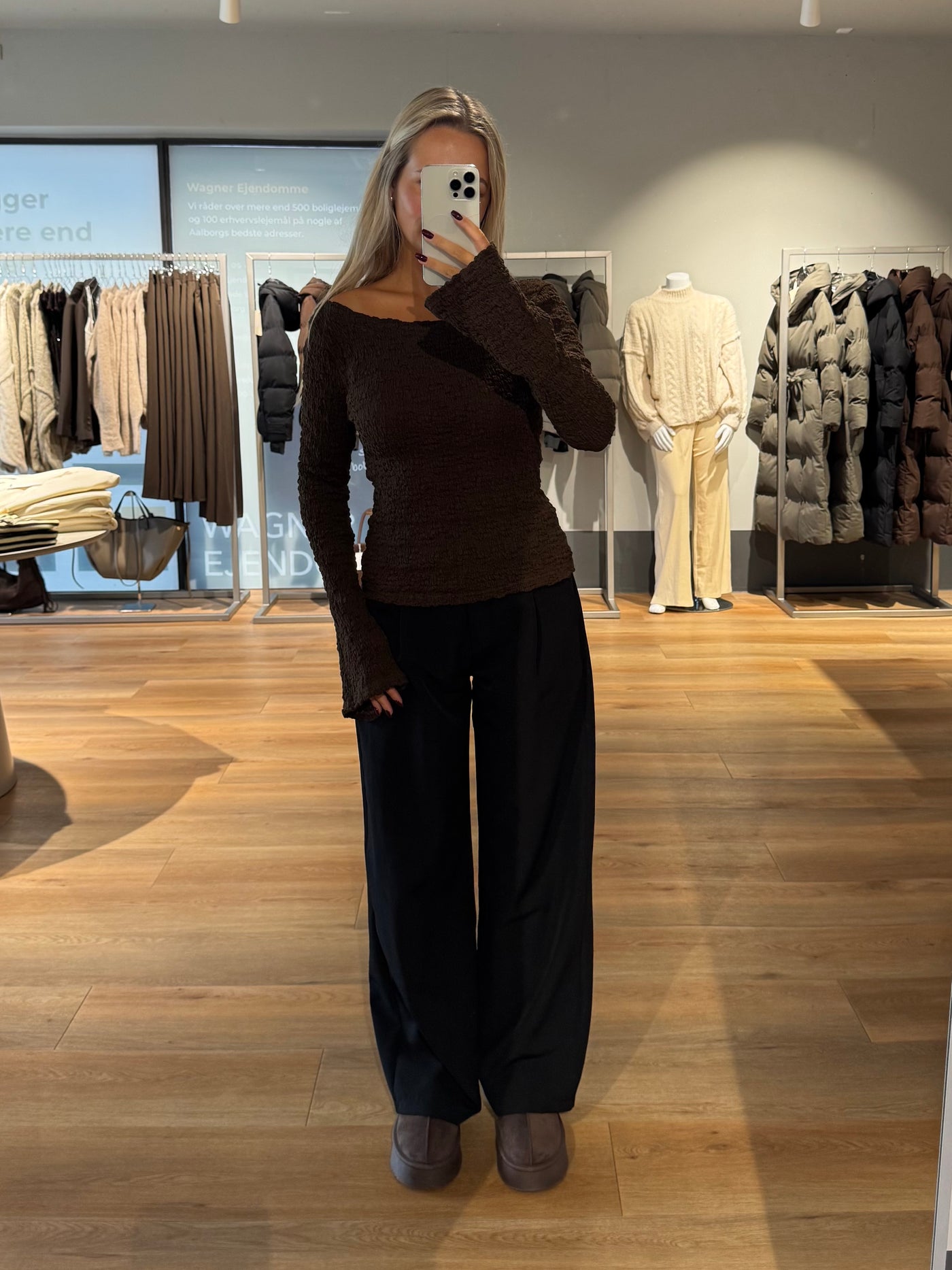 Blair bluse mørkebrun