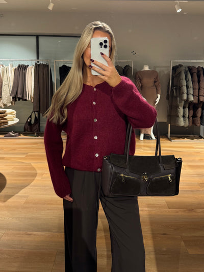 Victoria cardigan bordeaux FORUDBESTILLING