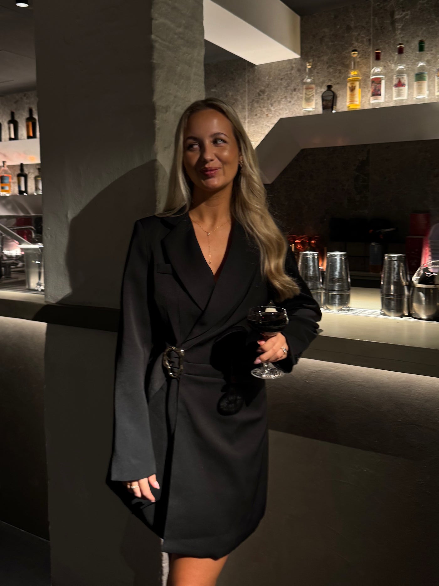 Celia blazerkjole sort