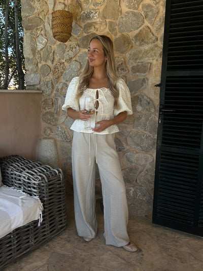Elena top creme