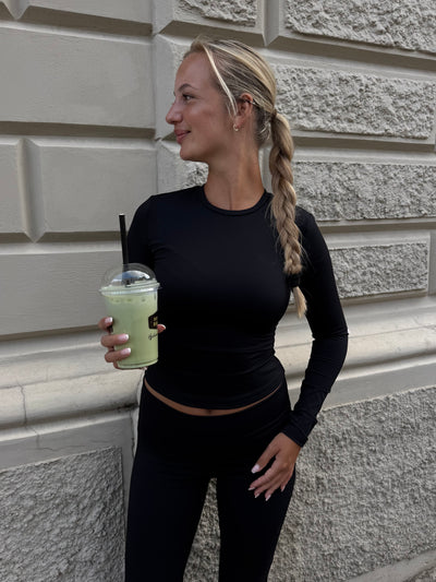 Line leggings sort