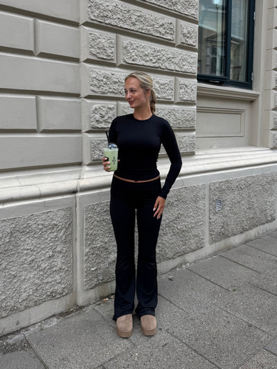 Line leggings sort