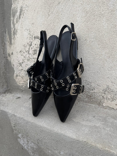 Signe sandaler sort