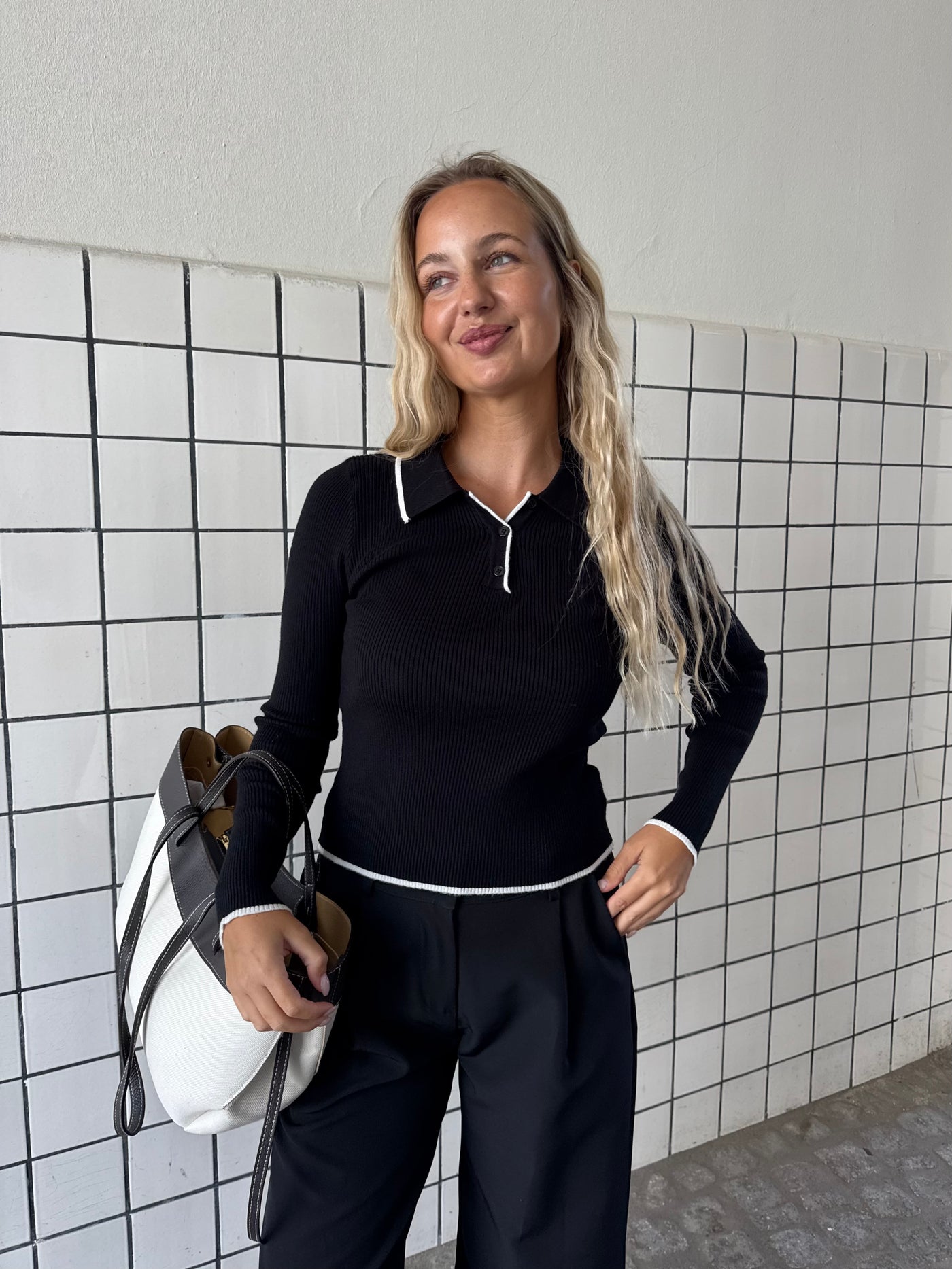 Catalina bluse sort