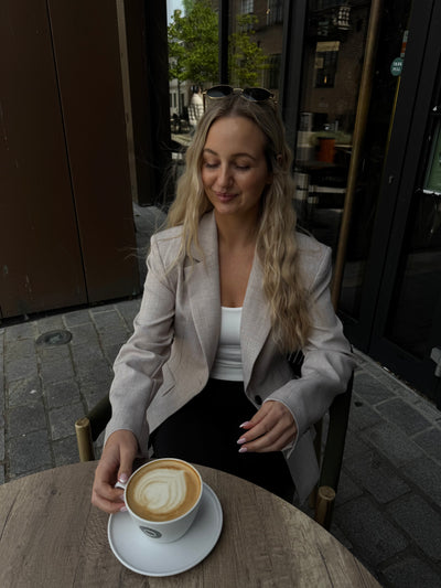 Ida blazer lysebrun