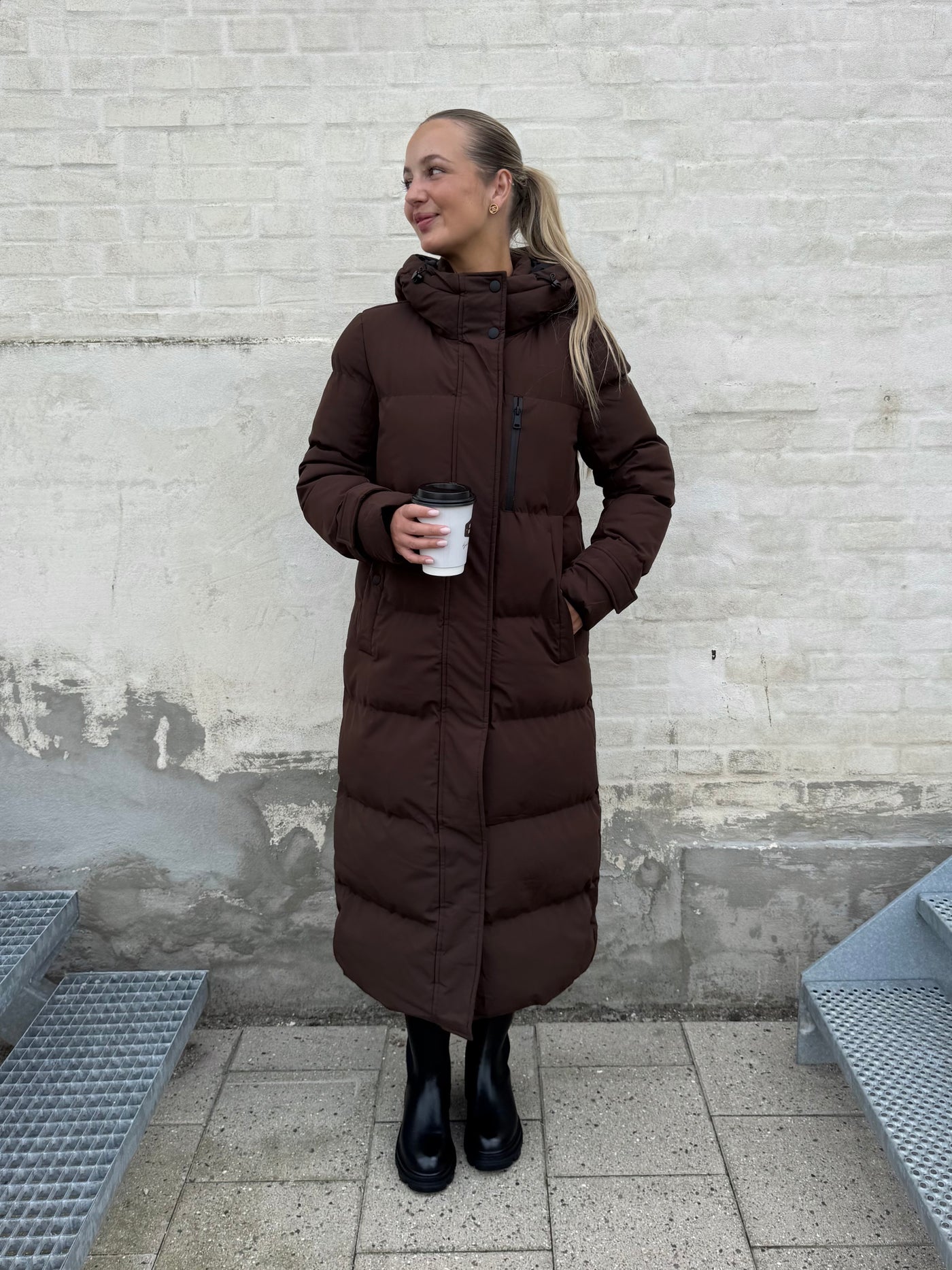 Gianna jakke mørkebrun