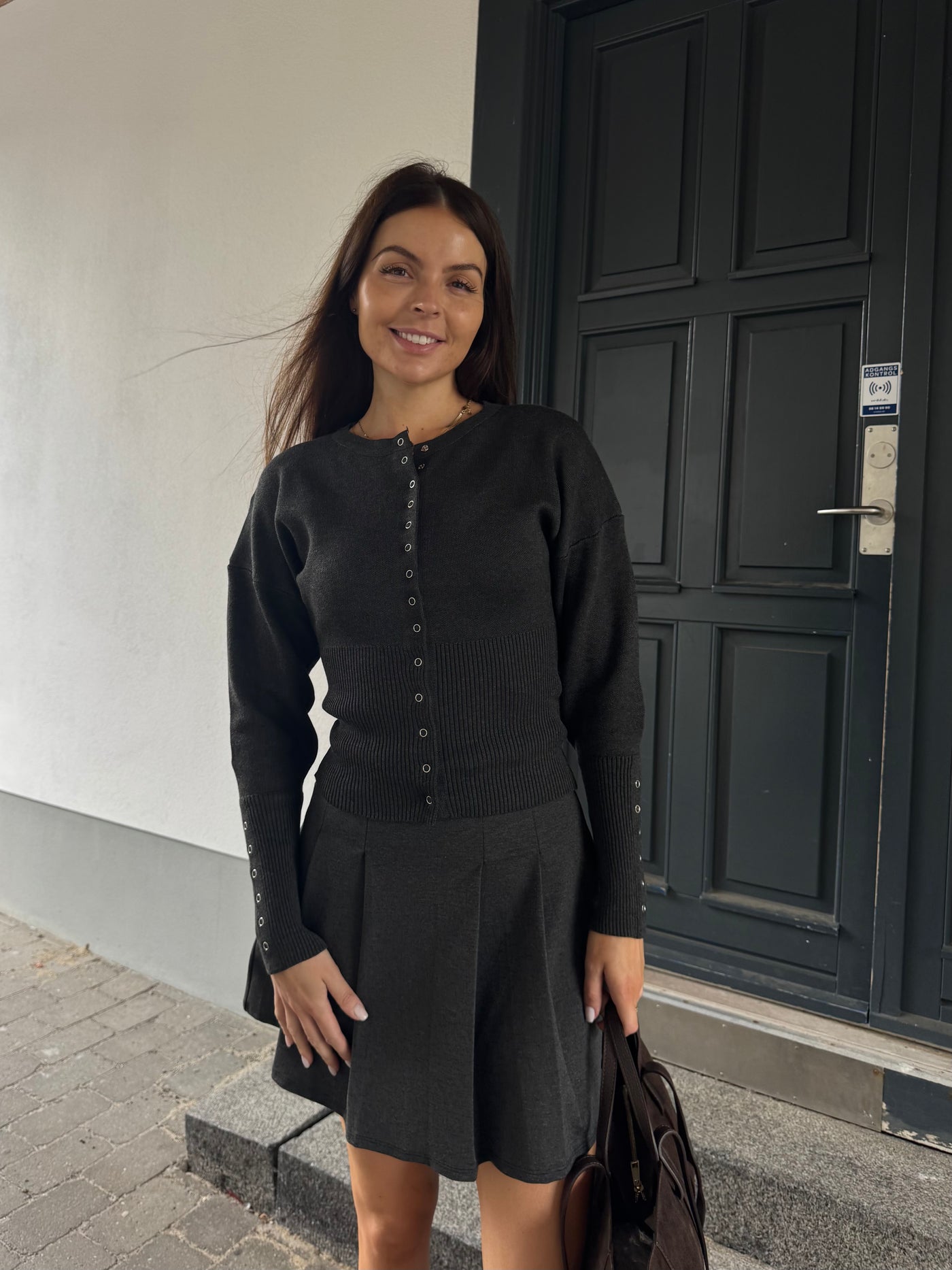 Sabrina cardigan mørkegrå