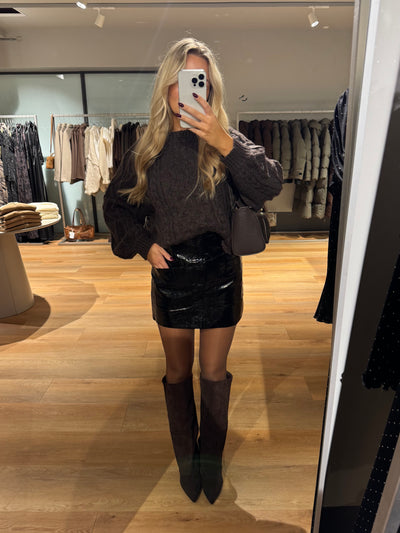 Malene nederdel sort