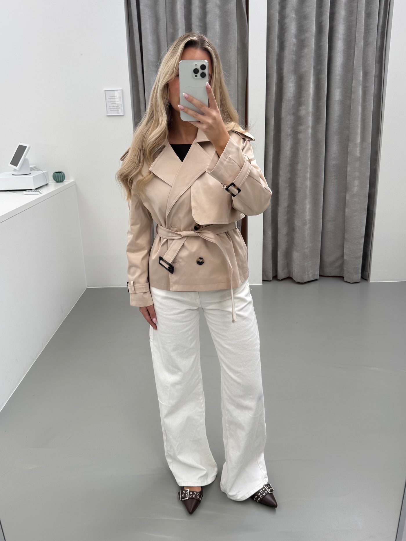 Valentina trenchcoat beige