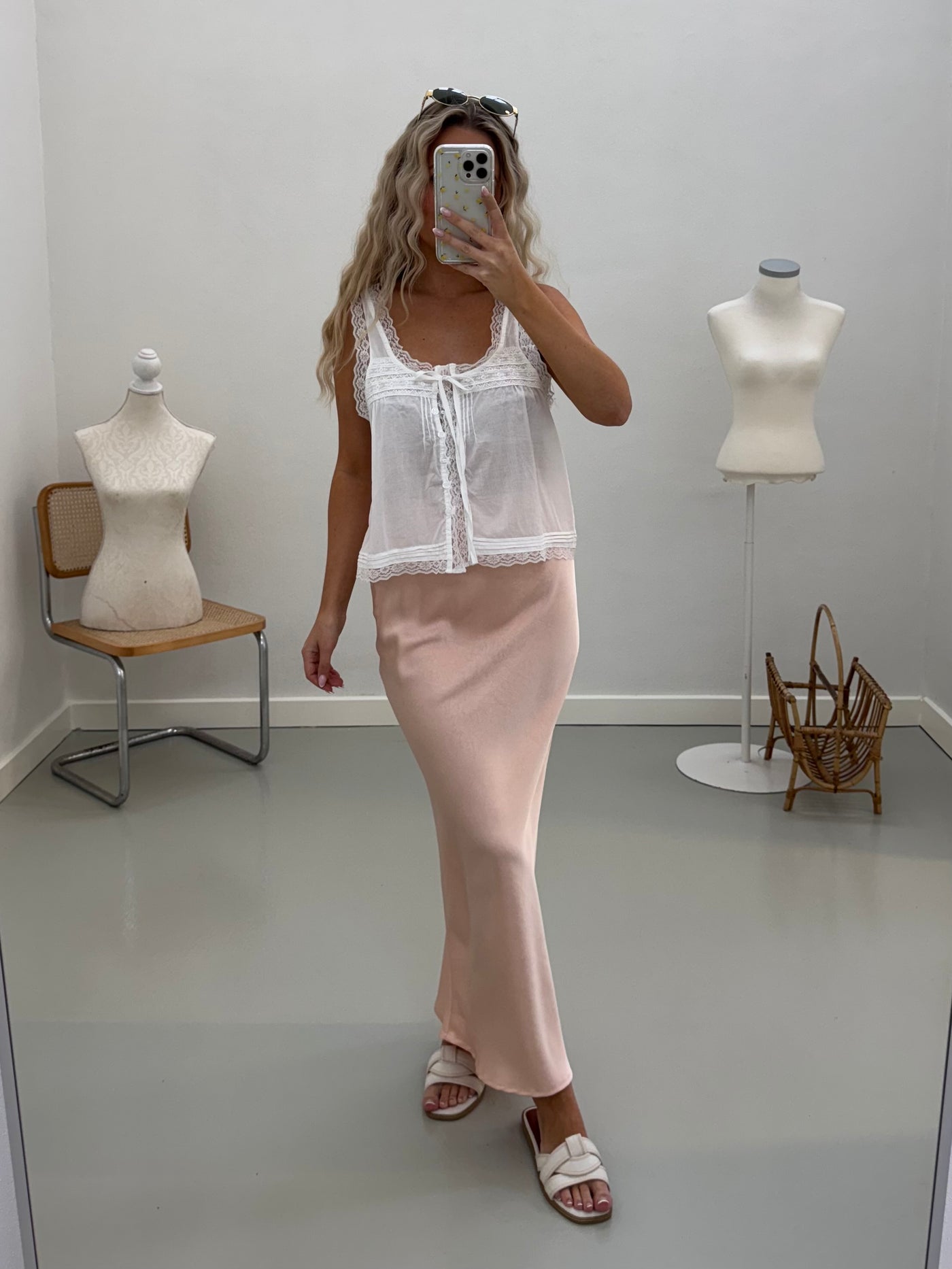 Alma top hvid