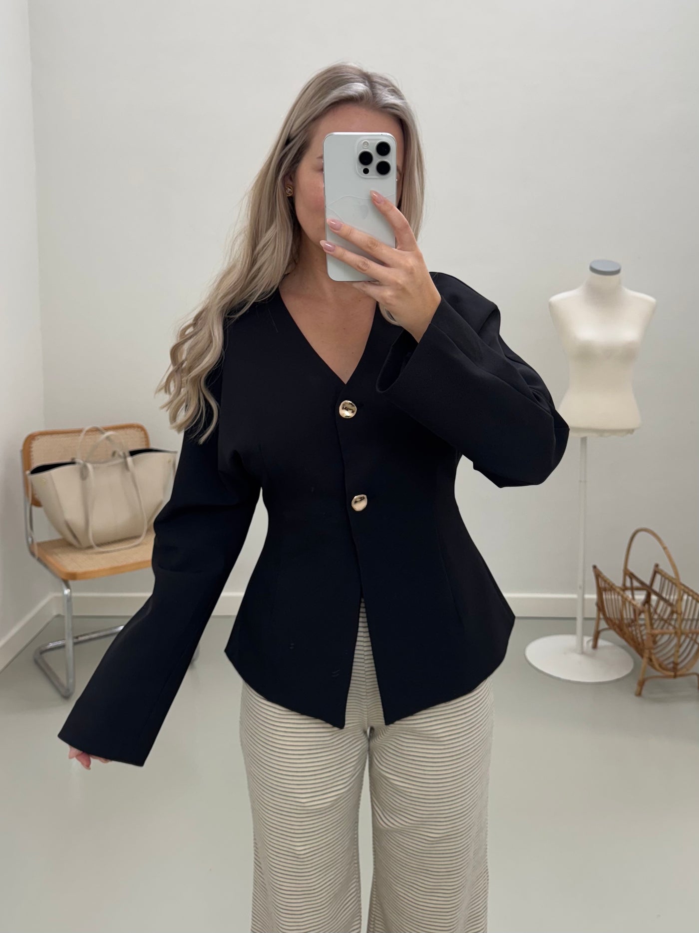 Mia blazer sort