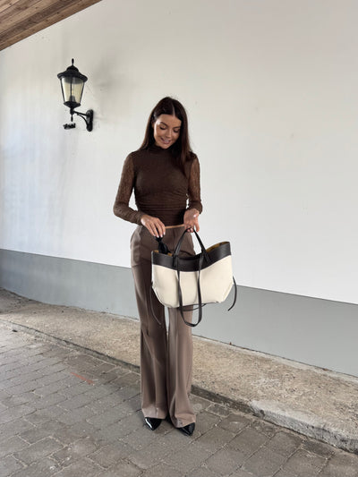 Amira bluse mørkebrun