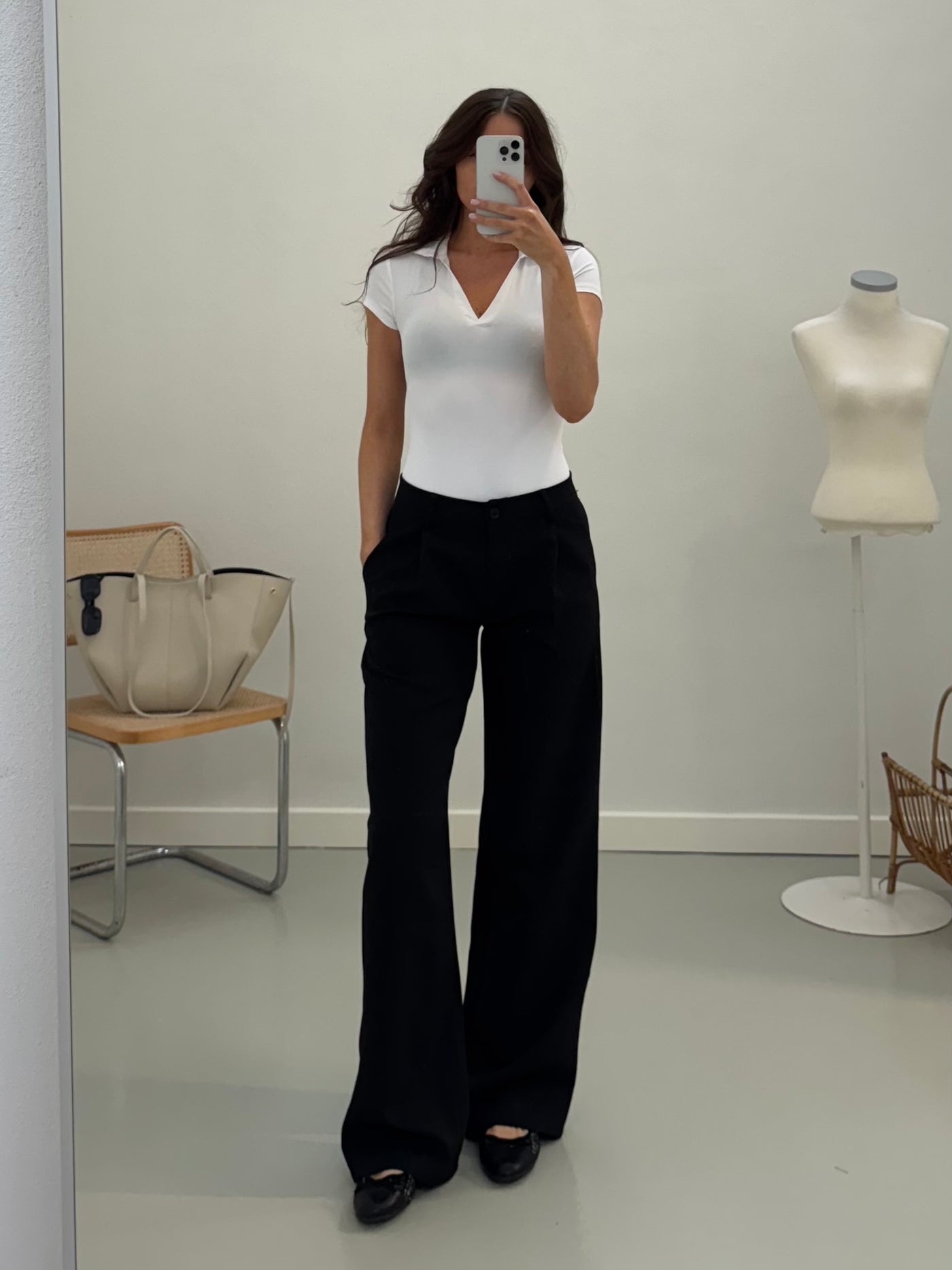 Malou t-shirt bodystocking hvid