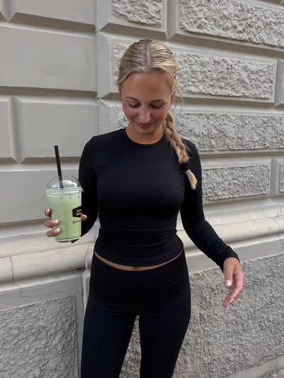 Line leggings sort