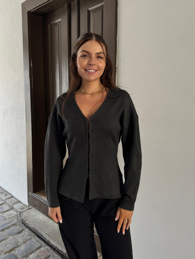 Mikela bluse mørkegrå
