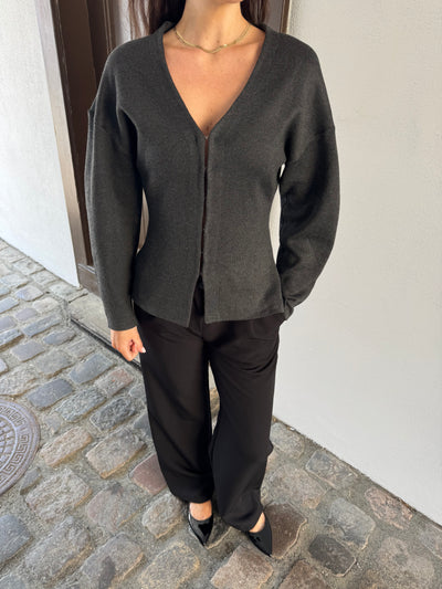 Mikela bluse mørkegrå