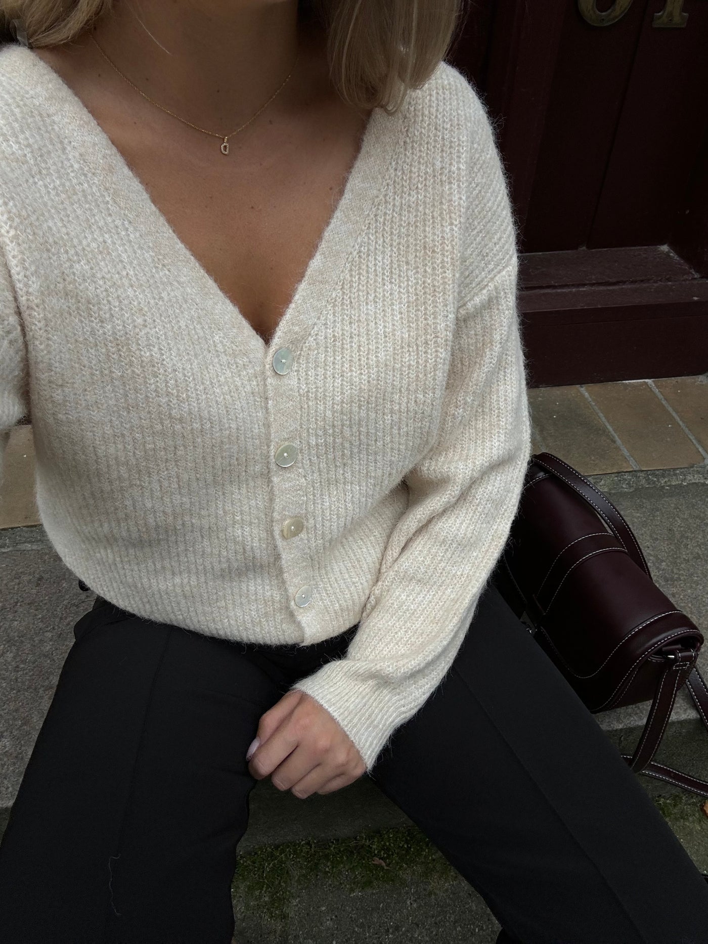 Ellen cardigan beige