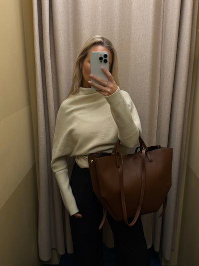 Luciana taske kastanje brun