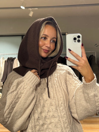 Isabelle balaclava brun