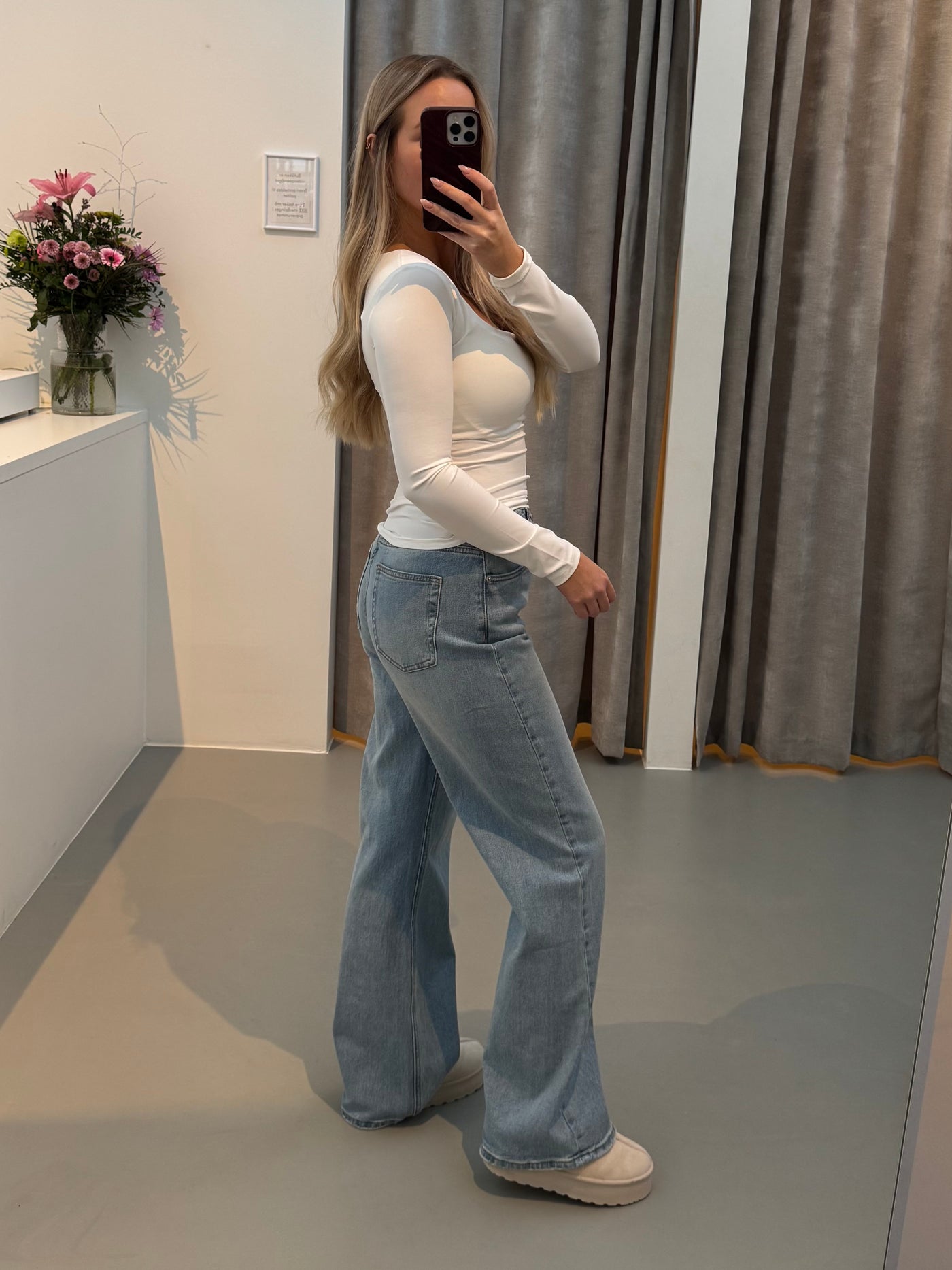 Claire jeans lyseblå