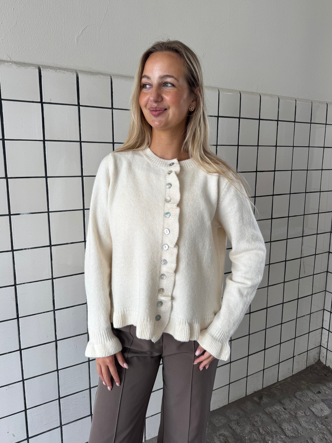 Isabella cardigan creme