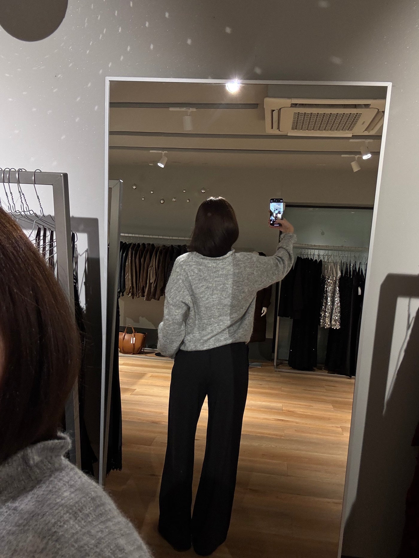 Daniella striktrøje lysegrå