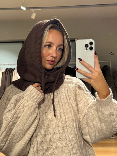 Isabelle balaclava brun