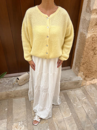 Victoria cardigan pastelgul