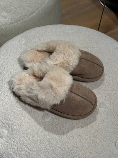 Alina hjemmesko lysebrun