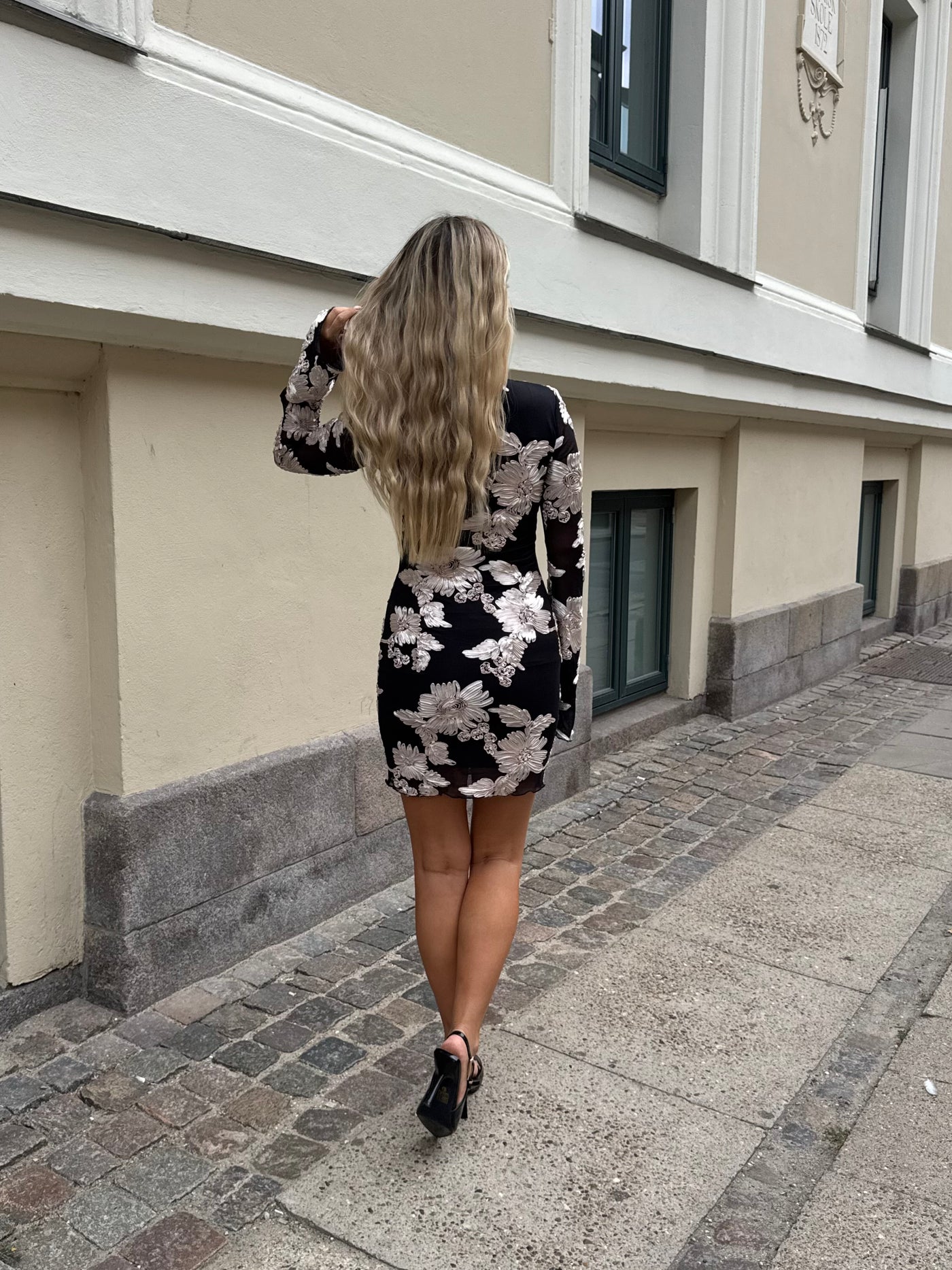 Olivia kjole mønstret