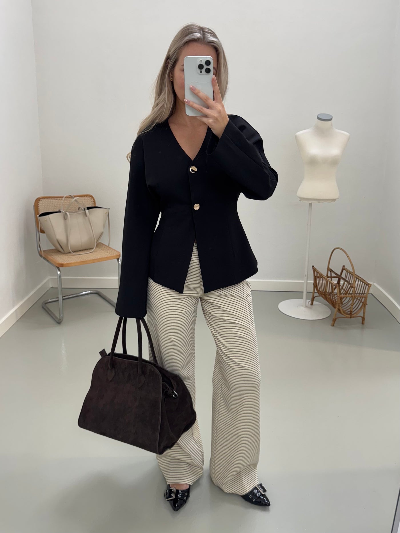 Mia blazer sort