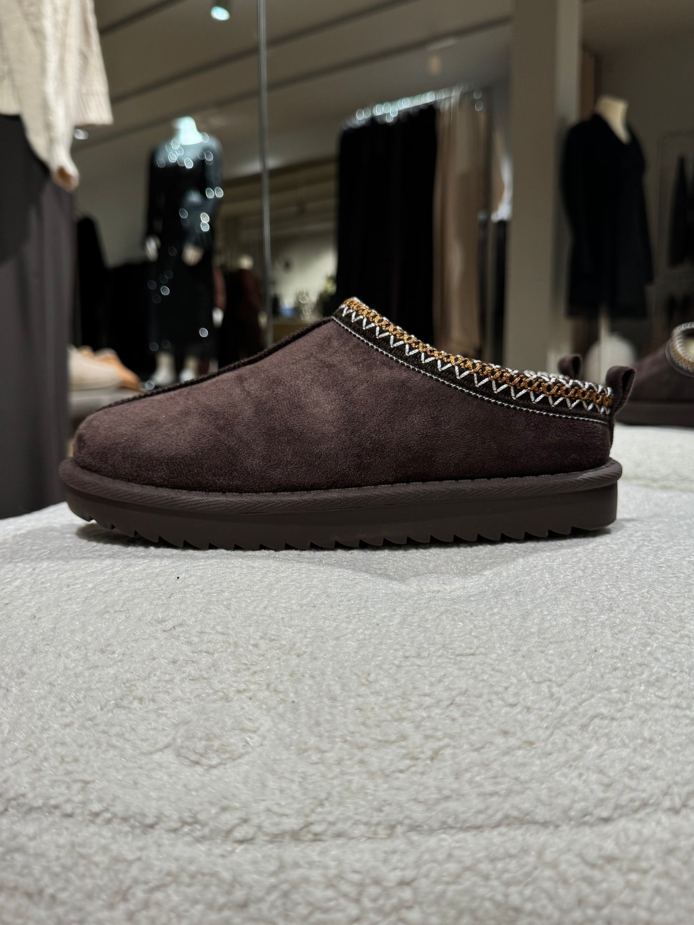 Tatiana bamsesko mørkebrun