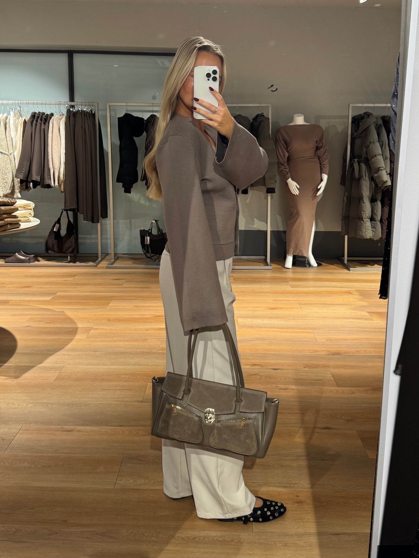 Jennifer cardigan brun FORUDBESTILLING