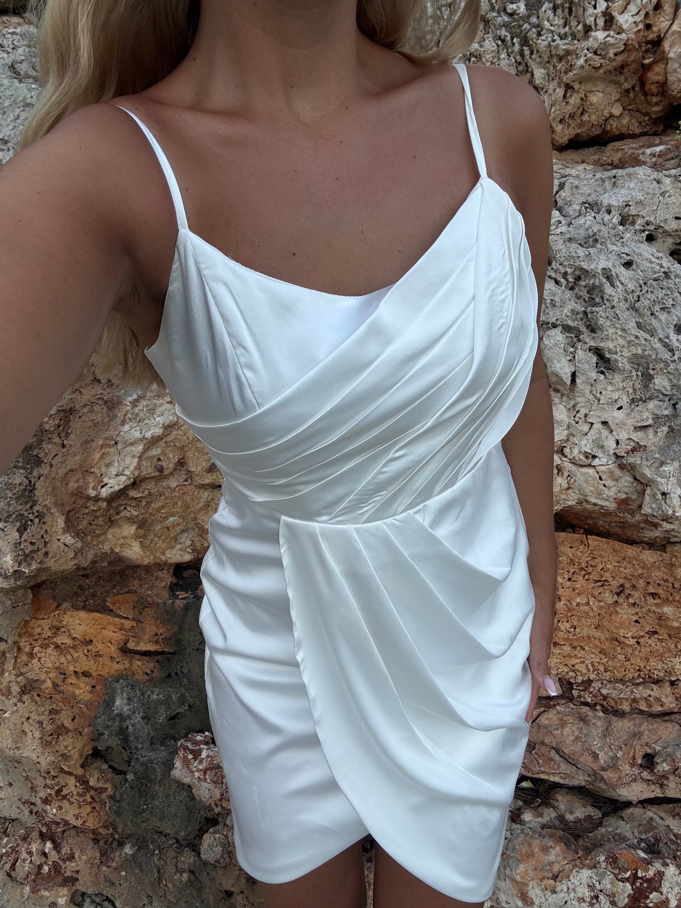 Agnes kjole hvid