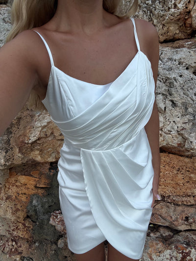 Agnes kjole hvid
