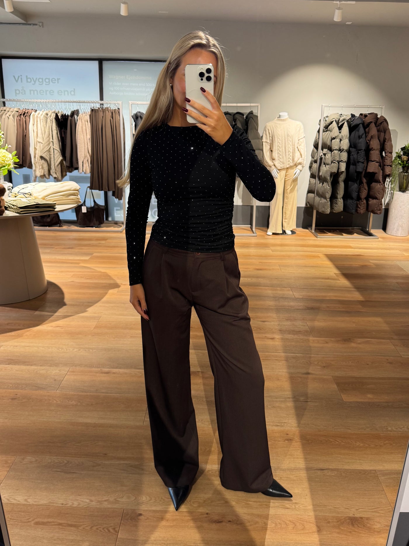 Adina bluse sort