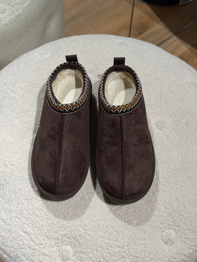 Tatiana bamsesko mørkebrun