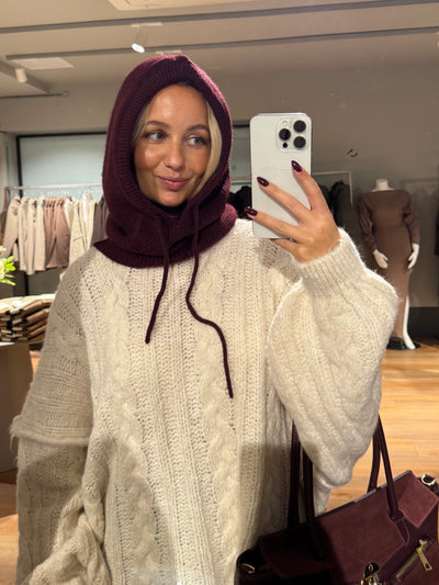 Isabelle balaclava bordeaux