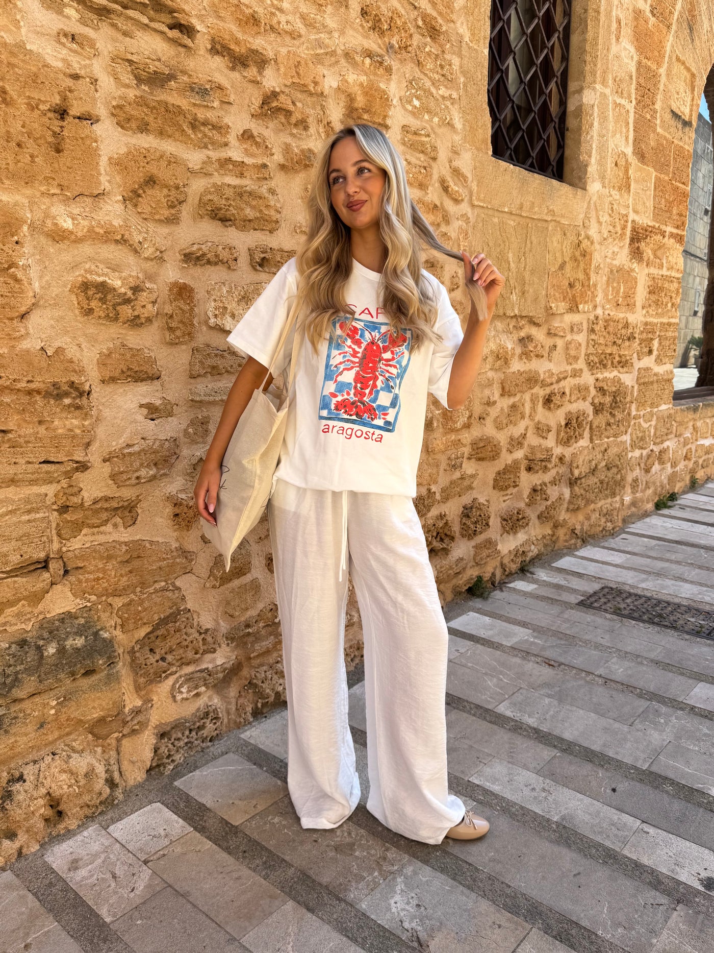 Alisia oversized t-shirt hvid