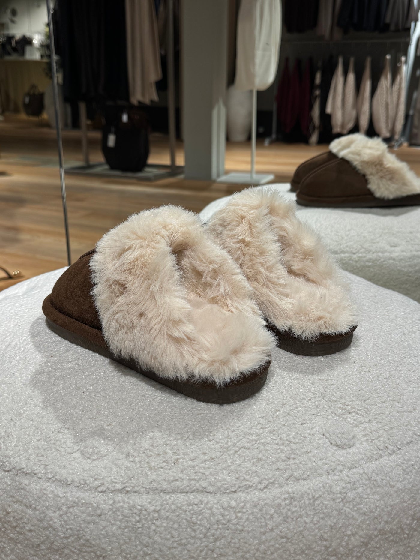 Alina hjemmesko mørkebrun