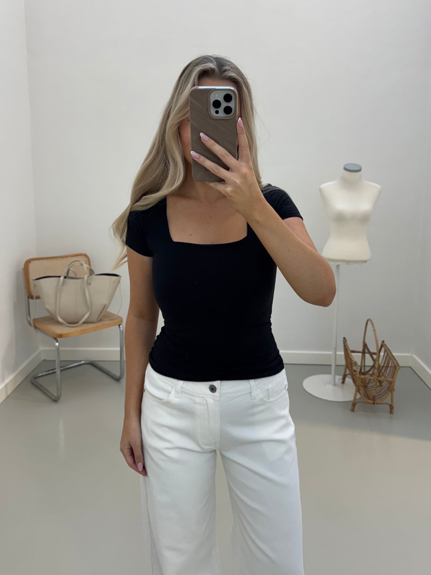 Malou t-shirt sort