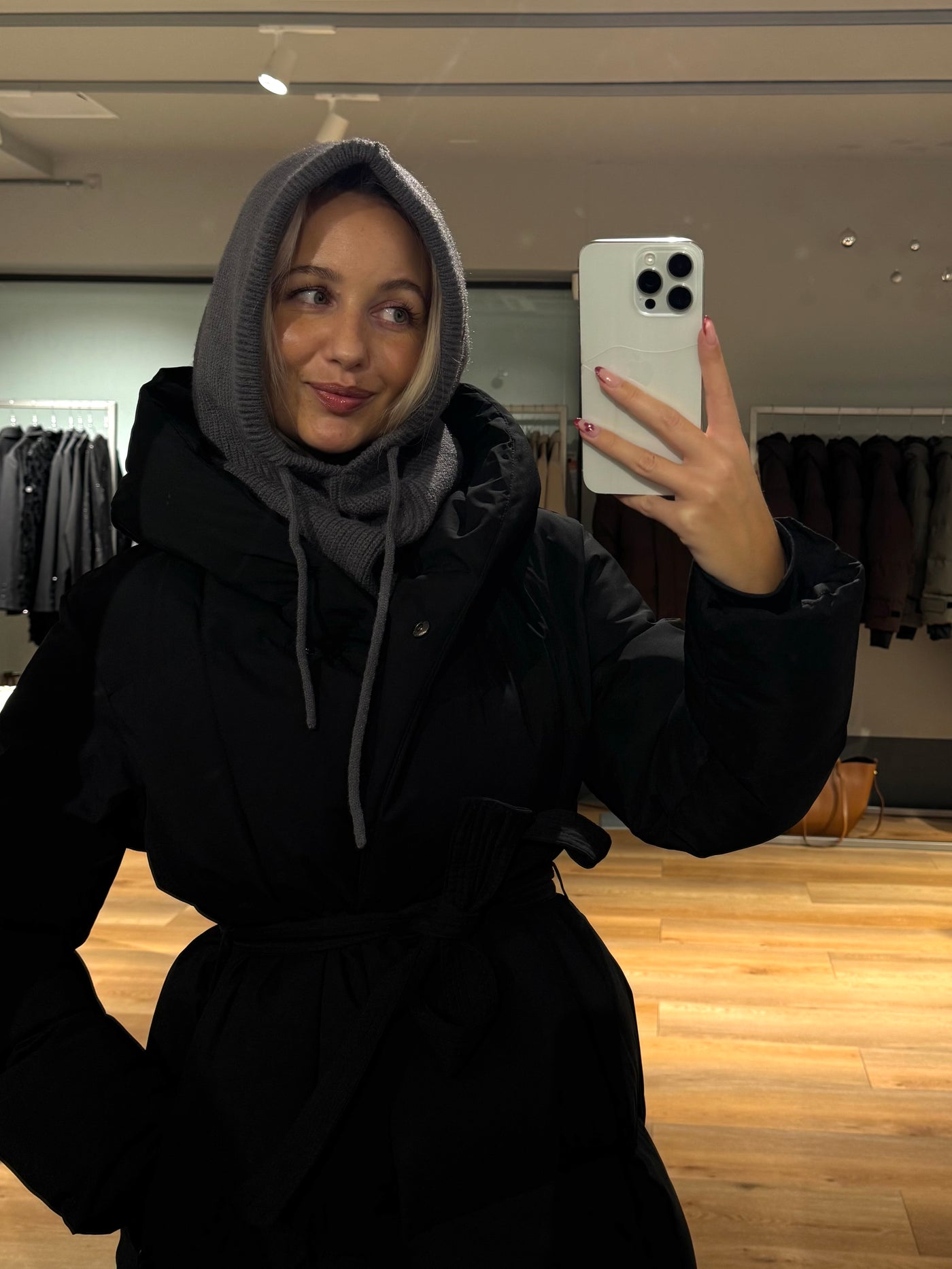 Isabelle balaclava grå