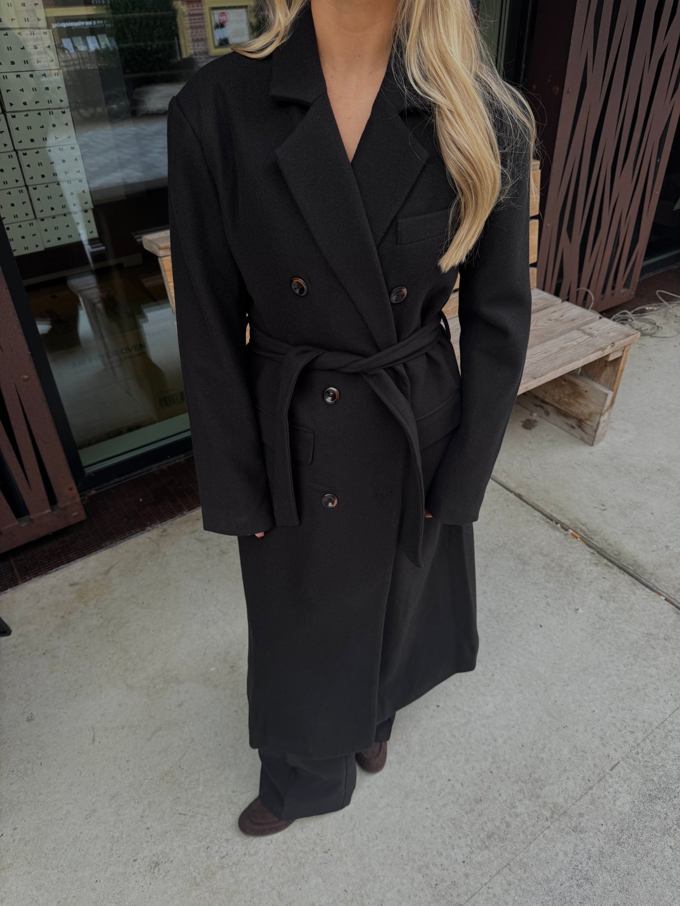 Valeria trenchcoat sort