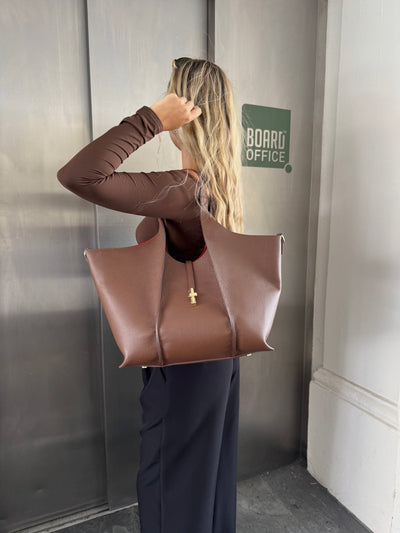 Mila taske mørkebrun