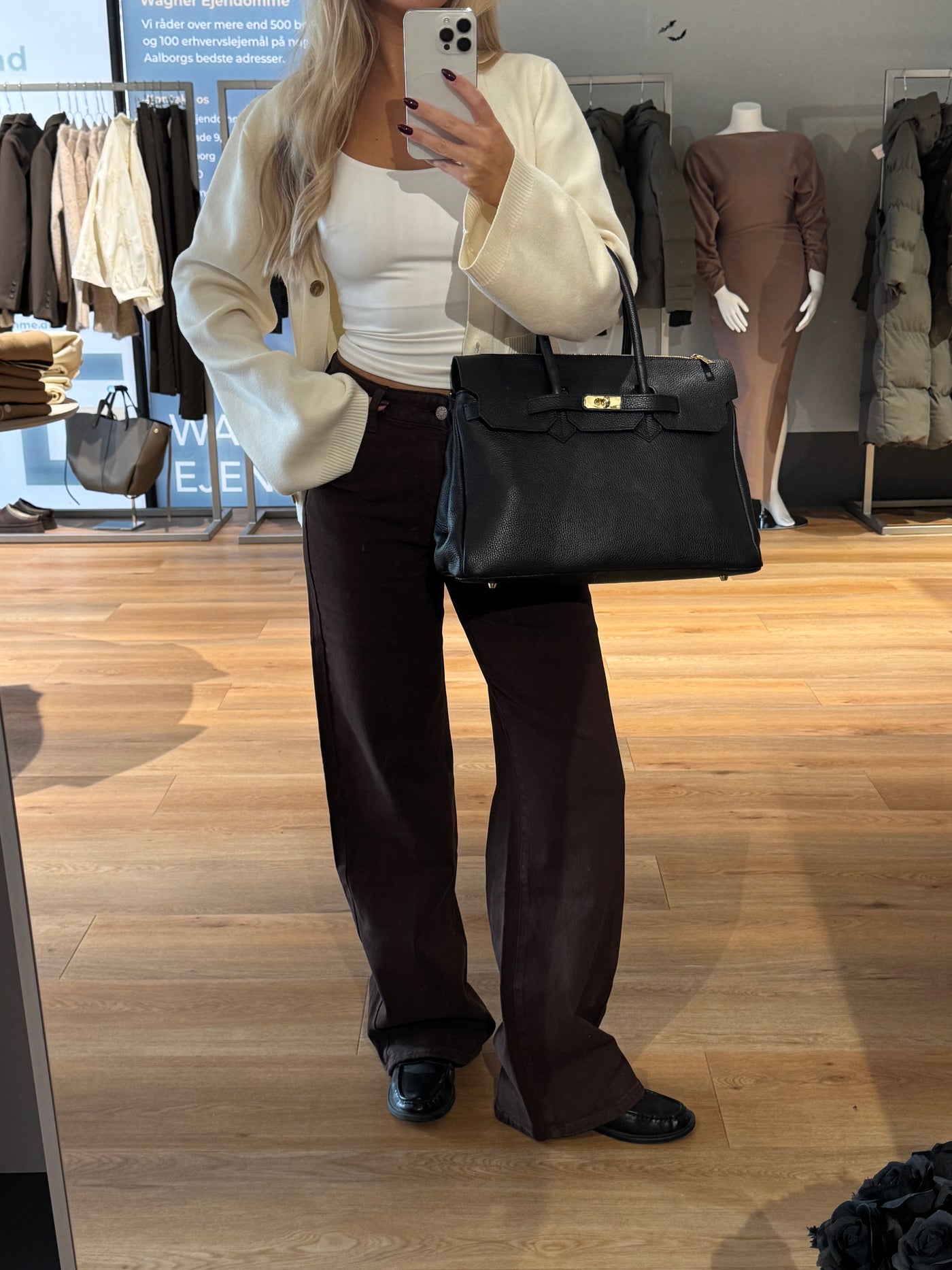 Karoline jeans mørkebrun FORUDBESTILLING