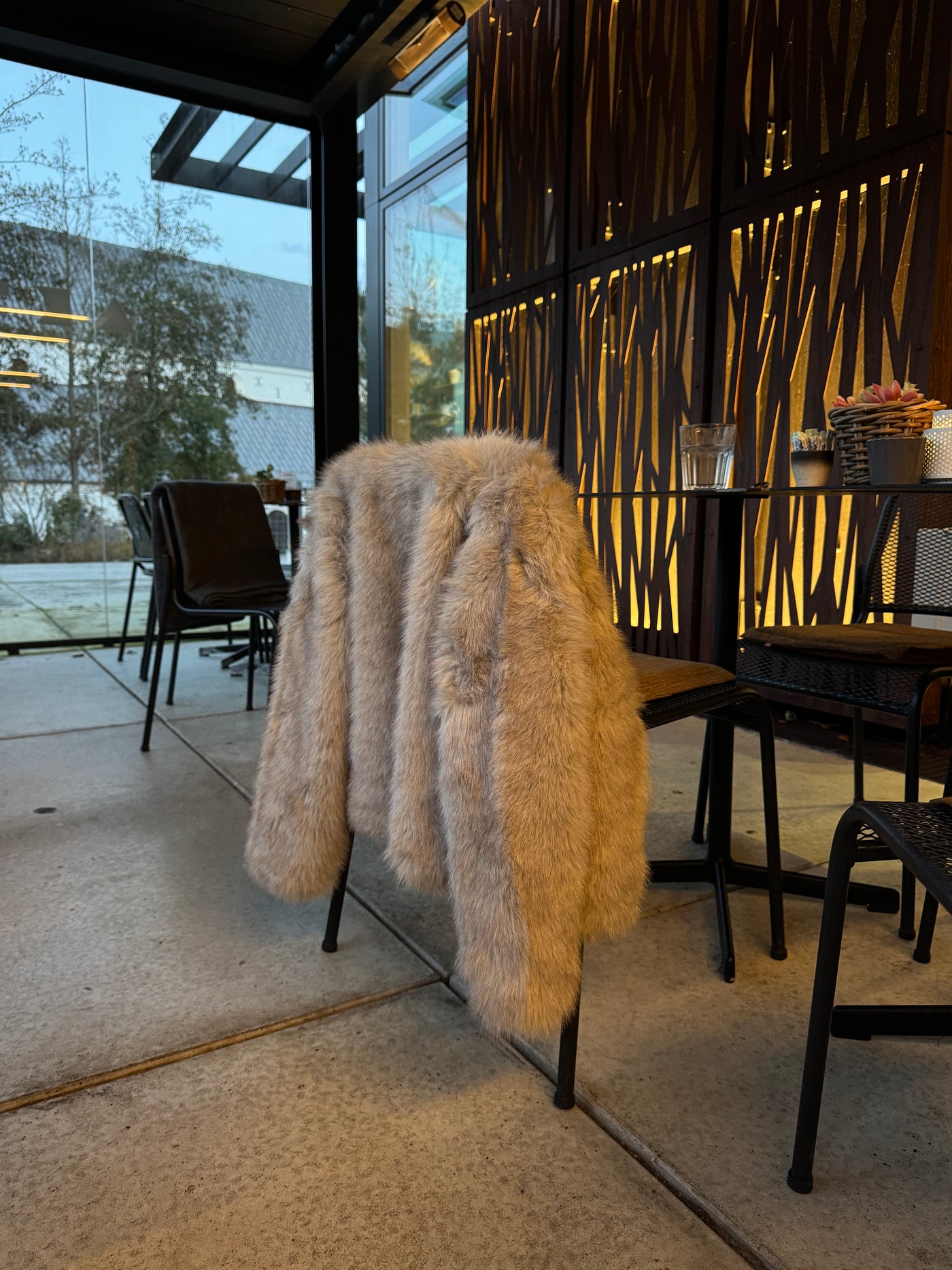 Flavia faux fur creme